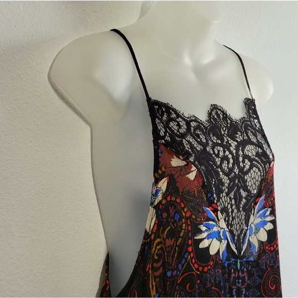 Intimately Free People Who’s Sorry Now Floral lace slip dress in black - Picture 7 of 16